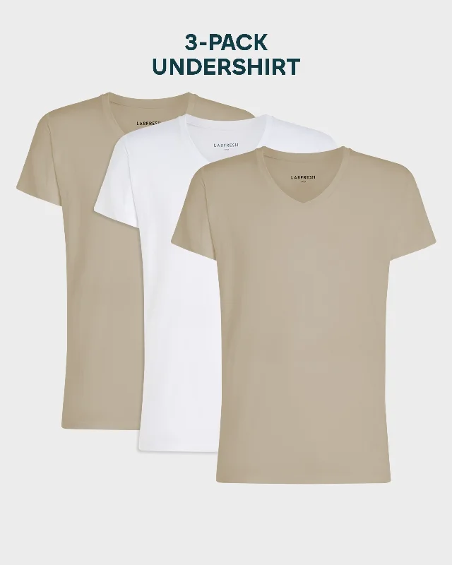 Loose - fit men's undershirts for a relaxed feelUndershirt 3-pack bundle