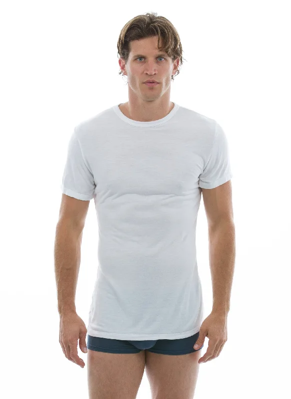 Microfiber men's undershirts for a soft touch100% Bamboo Men's Undershirt