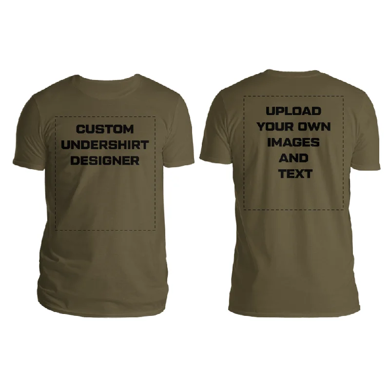 Men's undershirts with a built - in sun protectionCustom Undershirt Designer