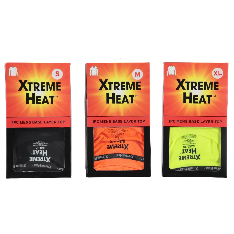 Short - sleeve men's undershirts for summerXtreme Men's Safety Orange/Green Brushed Base Layer Tops in Box, Assorted Colors and Sizes S-XL (WWM3176) Short - sleeve men's undershirts for summerXtreme Men's Safety Orange/Green Brushed Base Layer Tops in Box, Assorted Colors and Sizes S-XL (WWM3176)