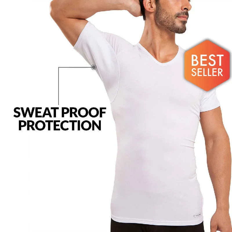 Anti - odor men's undershirts for freshnessV-Neck Micro Modal Sweat Proof Undershirt For Men Anti - odor men's undershirts for freshnessV-Neck Micro Modal Sweat Proof Undershirt For Men