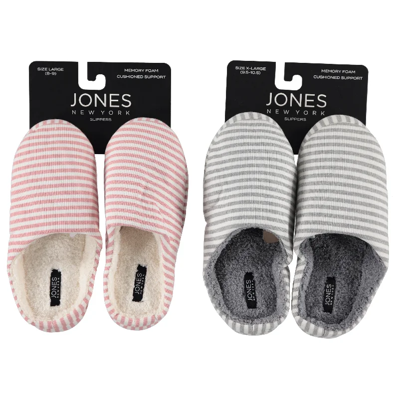 Microfiber men's undershirts for a soft touchJones New York Women Stripe Bedroom Slippers Closed Toe on Header Card (JNLS4) Microfiber men's undershirts for a soft touchJones New York Women Stripe Bedroom Slippers Closed Toe on Header Card (JNLS4)