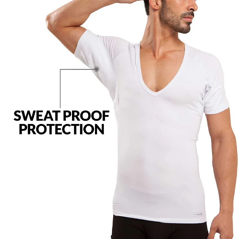 Organic cotton men's undershirts for sensitive skinDeep V Micro Modal Sweat Proof Undershirt For Men Organic cotton men's undershirts for sensitive skinDeep V Micro Modal Sweat Proof Undershirt For Men