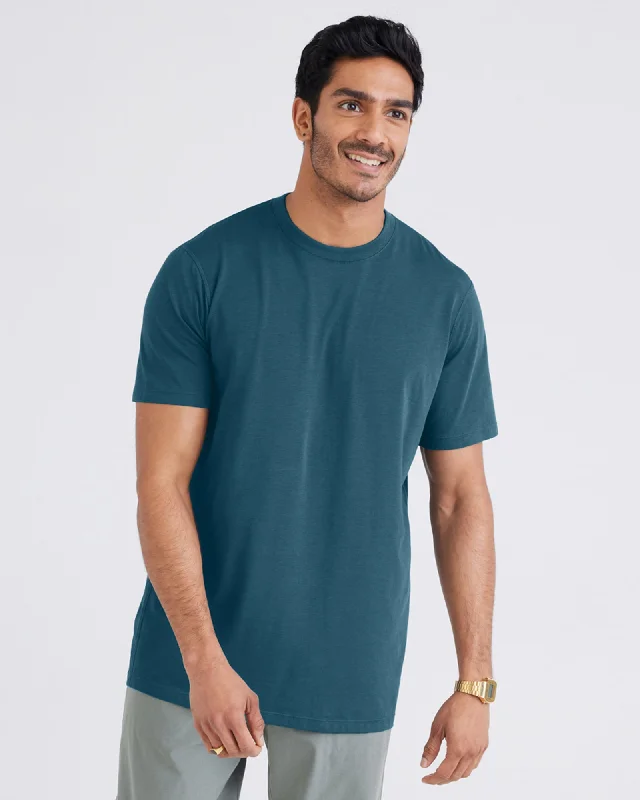 Short - sleeve men's undershirts for summerDropTemp® Cooling Cotton