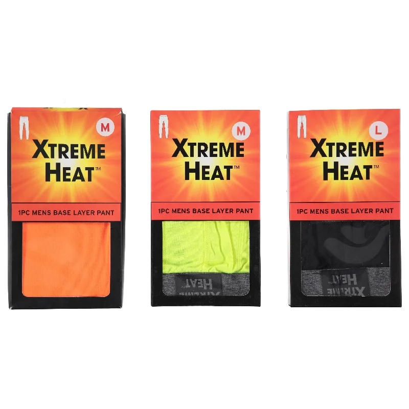 Loose - fit men's undershirts for a relaxed feelXtreme Men's Safety Orange/Green Brushed Base Layer Pants in Box, Assorted Colors and Sizes S-XL (WWM2158) Loose - fit men's undershirts for a relaxed feelXtreme Men's Safety Orange/Green Brushed Base Layer Pants in Box, Assorted Colors and Sizes S-XL (WWM2158)
