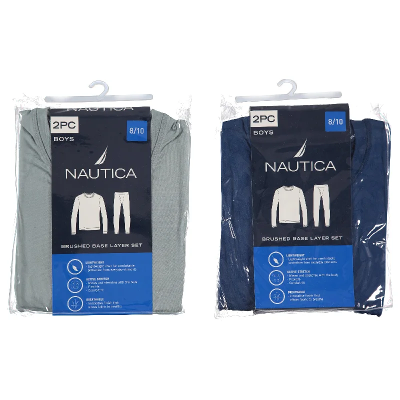 Men's undershirts with a ribbed textureNautica Boys 2-Piece Brushed Base Layer Sets, Assorted Colors and Sizes (NAB4322B) Men's undershirts with a ribbed textureNautica Boys 2-Piece Brushed Base Layer Sets, Assorted Colors and Sizes (NAB4322B)