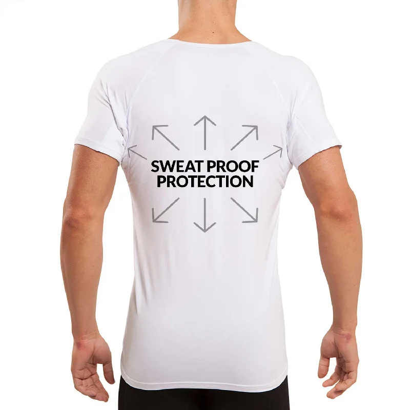 Men's undershirts with a stretchy fabricV-Neck Micro Modal Back & Underarm Sweat Proof Undershirt for Men Men's undershirts with a stretchy fabricV-Neck Micro Modal Back & Underarm Sweat Proof Undershirt for Men