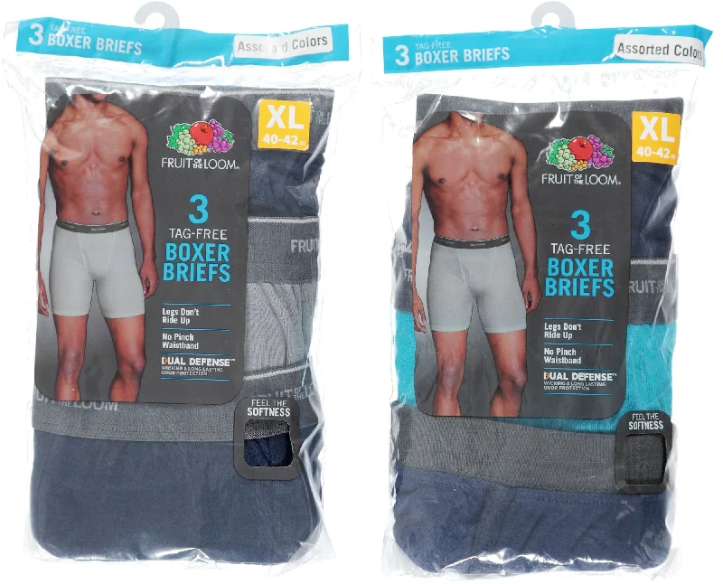 Moisture - wicking men's undershirts for sportsFruit of the Loom Men's 3-Pack Knit Boxer Briefs, Assorted Colors and Sizes (FMW3BX) Moisture - wicking men's undershirts for sportsFruit of the Loom Men's 3-Pack Knit Boxer Briefs, Assorted Colors and Sizes (FMW3BX)