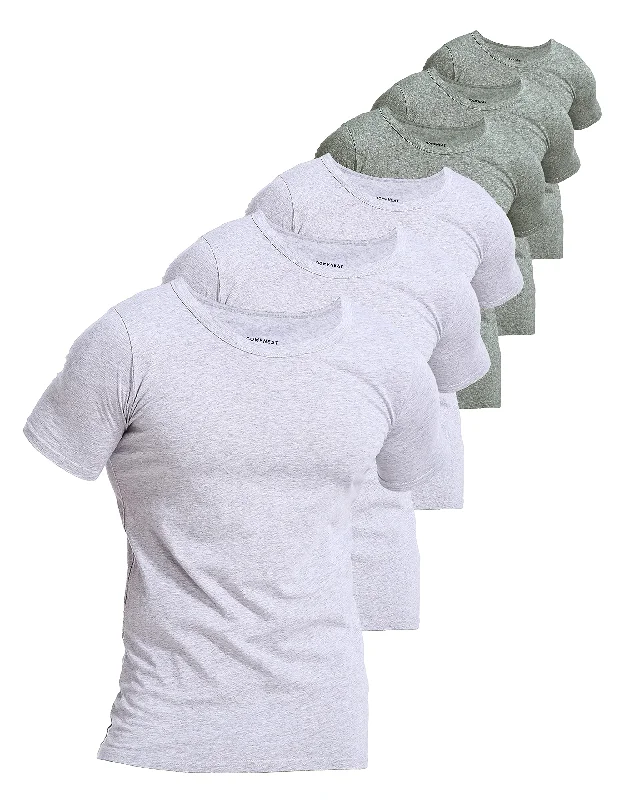 Grey Melange and Light Grey Melange