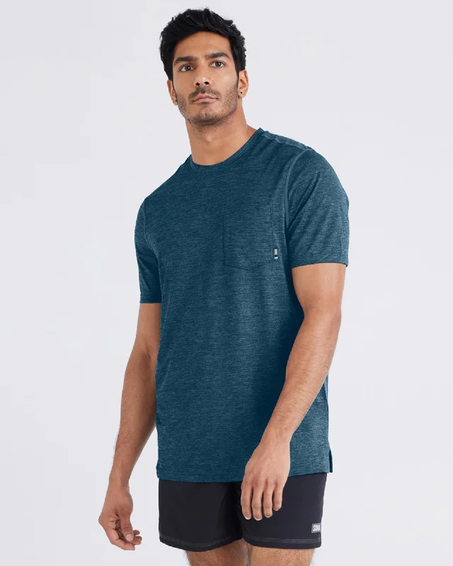 V - neck men's undershirts for a classic lookDropTemp® All Day Cooling