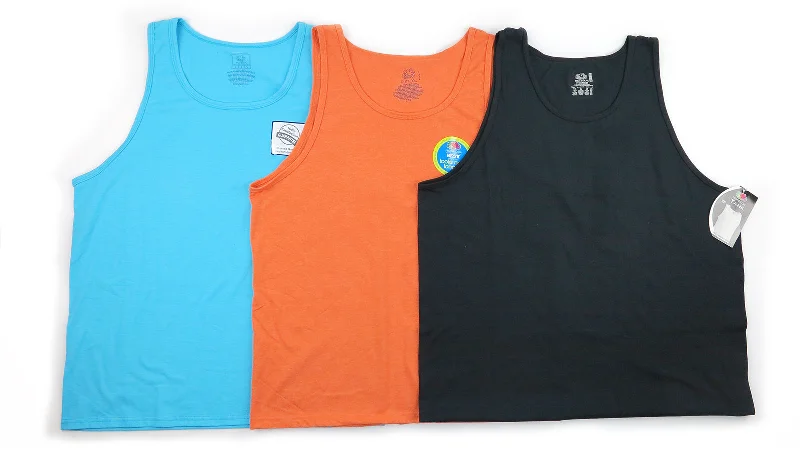Crew - neck men's undershirts for everyday wearFruit of the Loom Big Size Men's Tank Tops - 2X, 3X, 4X Assorted Sizes & Colors to Case (FRT2500K) Crew - neck men's undershirts for everyday wearFruit of the Loom Big Size Men's Tank Tops - 2X, 3X, 4X Assorted Sizes & Colors to Case (FRT2500K)
