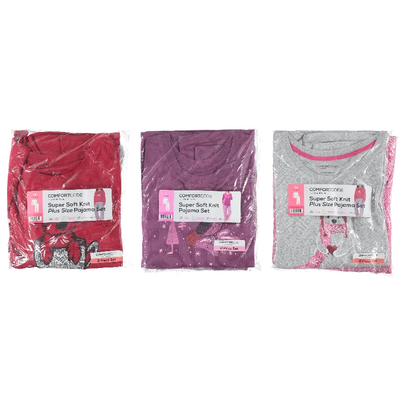 Slim - fit men's undershirts for a streamlined appearanceCuddle Duds Ultra Soft Knit Ladies Design Set with Prints, Assorted Sizes and Colors (761537) Slim - fit men's undershirts for a streamlined appearanceCuddle Duds Ultra Soft Knit Ladies Design Set with Prints, Assorted Sizes and Colors (761537)