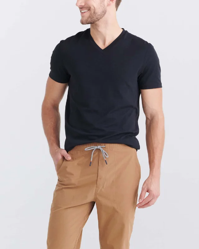 Men's undershirts with a ribbed textureDropTemp® Cooling Cotton