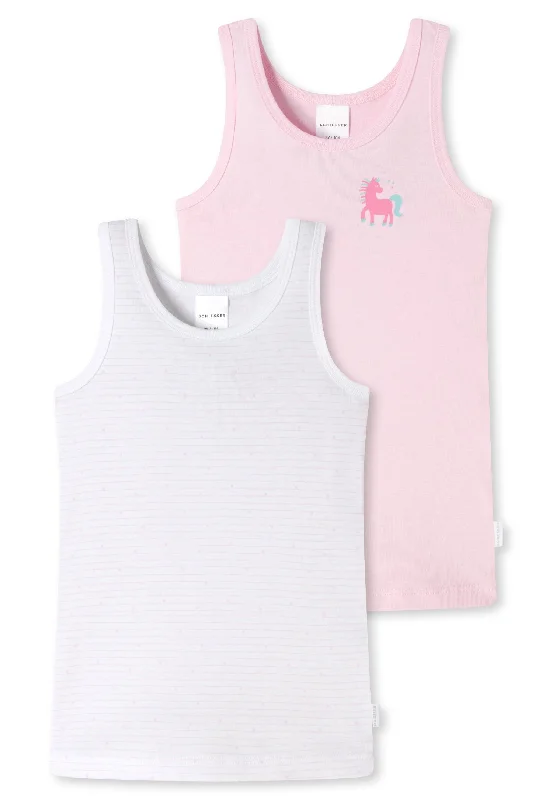 Kids Pink White Horse