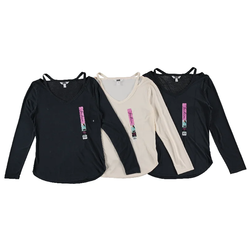 Men's undershirts with a built - in sun protectionLadies Long Sleeve Tee - Assorted Colors & Sizes to Case (2482010) Men's undershirts with a built - in sun protectionLadies Long Sleeve Tee - Assorted Colors & Sizes to Case (2482010)