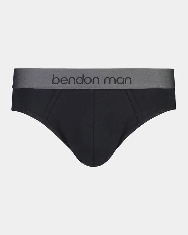 Men's briefs with a lace trim for a touch of flairCotton Low-Rise Mens Brief