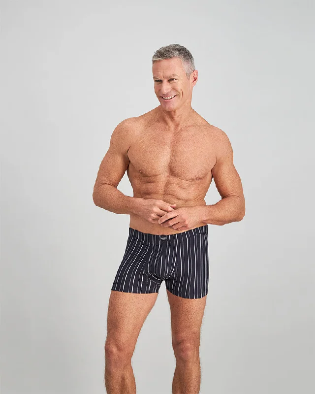 Men's briefs with a lace trim for a touch of flairCotton Stretch Mens Trunk