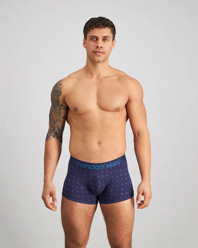 Patterned men's briefs with unique printsRetros Print Mens Trunk