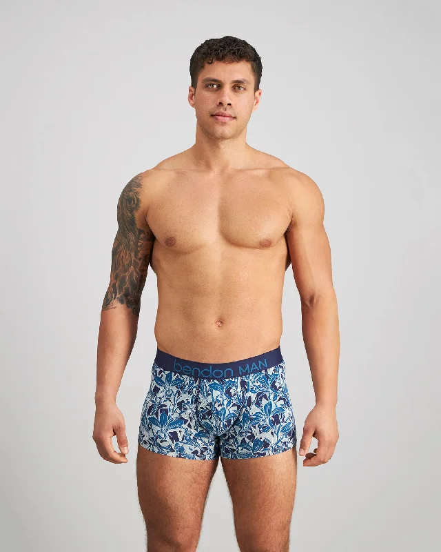 Slim - fit men's briefs for a modern styleRetros Print Mens Trunk
