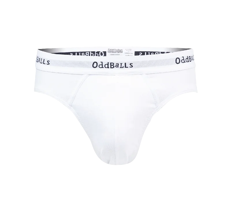 Cotton - blend men's briefs for added stretchClassic White - Mens Briefs