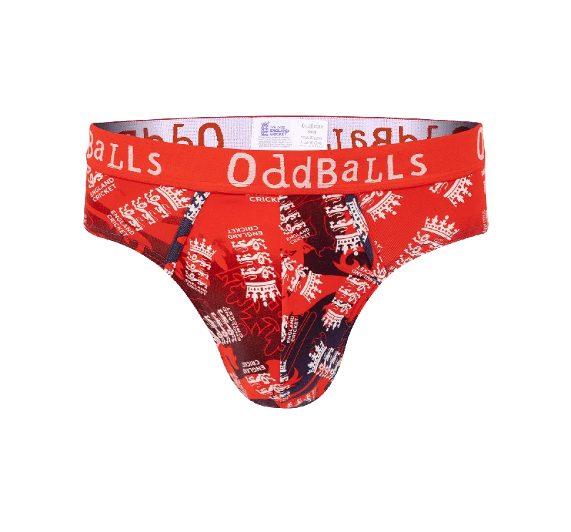 Men's briefs with a wide waistband for comfortEngland Cricket IT20 Inspired - Mens Briefs Men's briefs with a wide waistband for comfortEngland Cricket IT20 Inspired - Mens Briefs