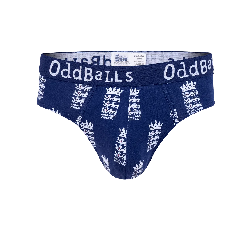 Low - cut men's briefs for a discreet appearanceEngland Cricket BLUE - Mens Briefs