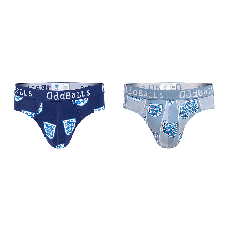 Soft cotton men's briefs for ultimate comfortEngland FA Classic & Away Bundle - Mens Briefs 2 Pack Bundle Soft cotton men's briefs for ultimate comfortEngland FA Classic & Away Bundle - Mens Briefs 2 Pack Bundle