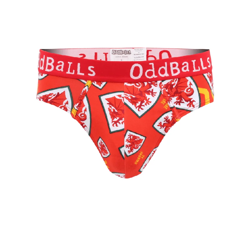 Full - back men's briefs for maximum coverageFA Wales Red - Mens Briefs
