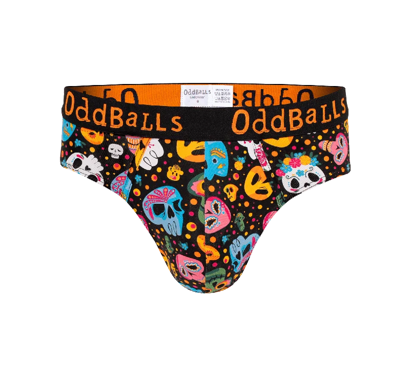 Men's briefs with a double - layer pouch for extra protectionFunny Bones - Mens Briefs Men's briefs with a double - layer pouch for extra protectionFunny Bones - Mens Briefs