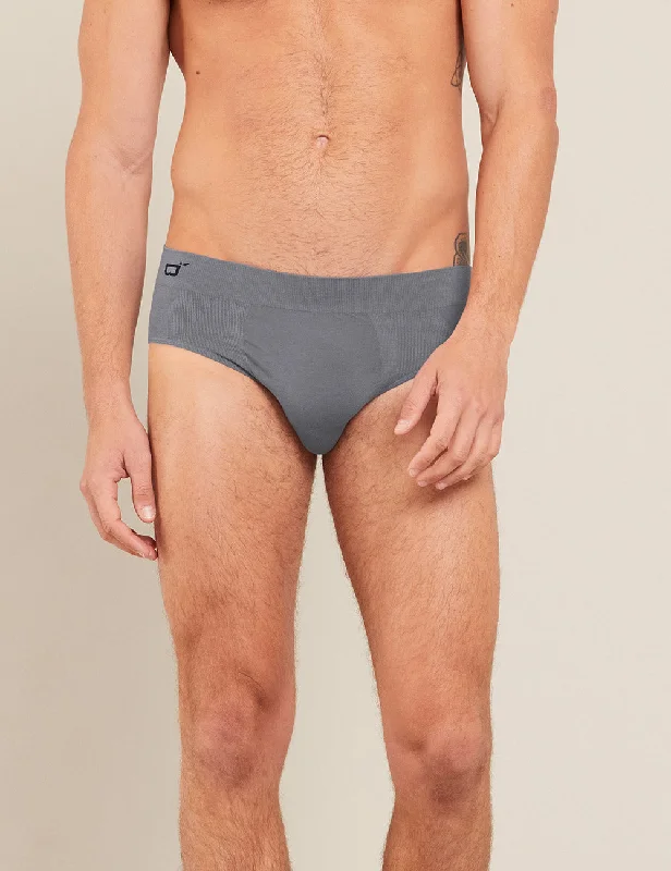 Men's briefs with a supportive pouch designMen's Original Briefs - Charcoal