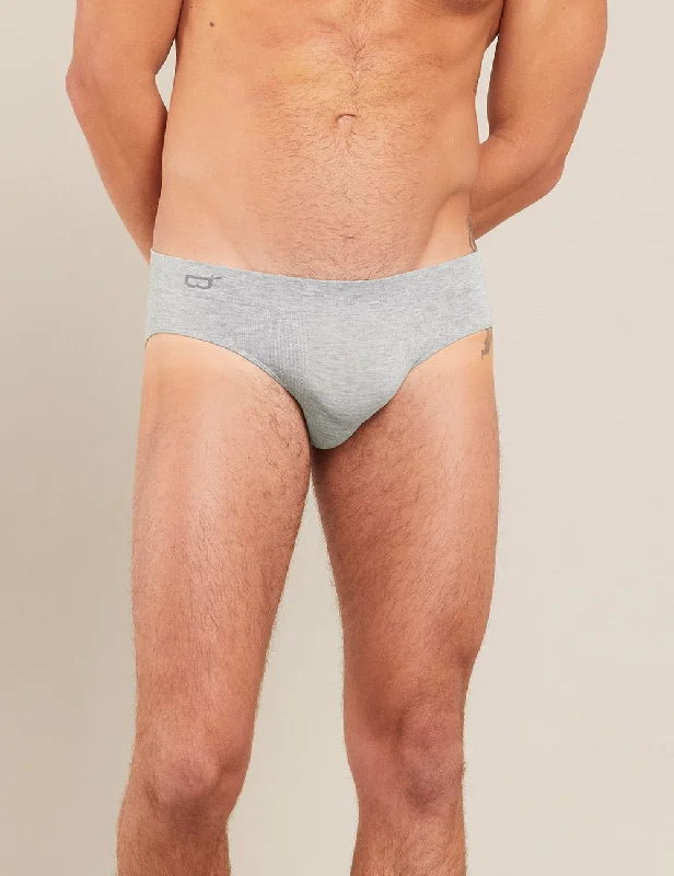 Light - weight men's briefs for summer wearMen's Original Briefs - Light Grey Marl