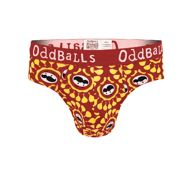 Men's briefs with a double - layer pouch for extra protectionPringles BBQ - Mens Briefs Men's briefs with a double - layer pouch for extra protectionPringles BBQ - Mens Briefs