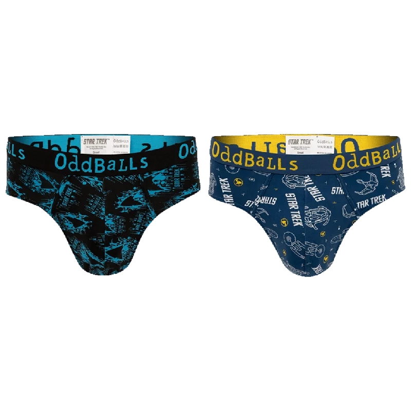 Designer - label men's briefs for high - end fashionStar Trek Bundle - Mens Briefs 2 Pack Bundle Designer - label men's briefs for high - end fashionStar Trek Bundle - Mens Briefs 2 Pack Bundle