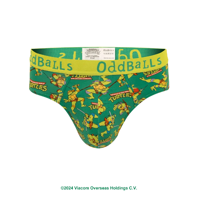 Cotton - blend men's briefs for added stretchTeenage Mutant Ninja Turtles - Mens Briefs