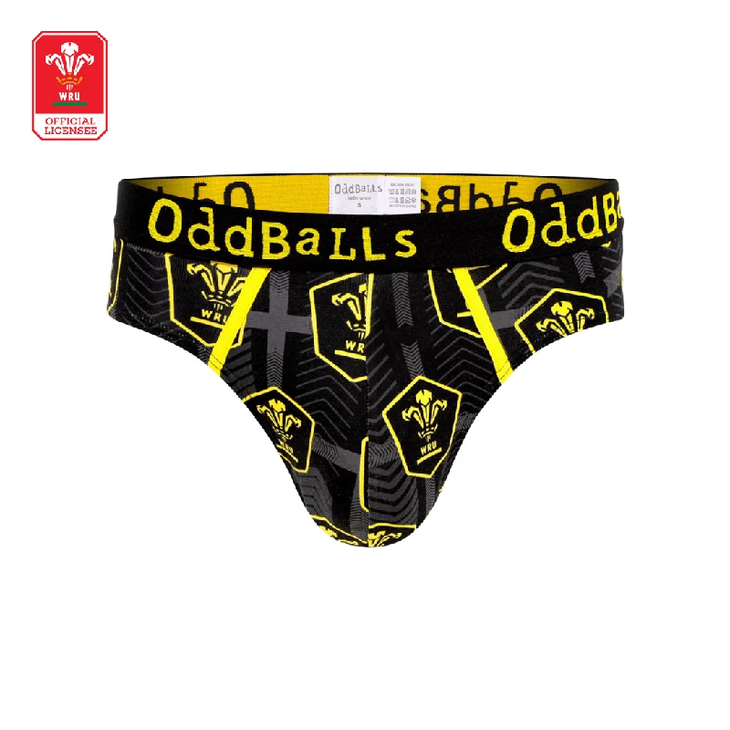 Men's briefs with a quick - dry featureWelsh Rugby Union - Alternate - Mens Briefs