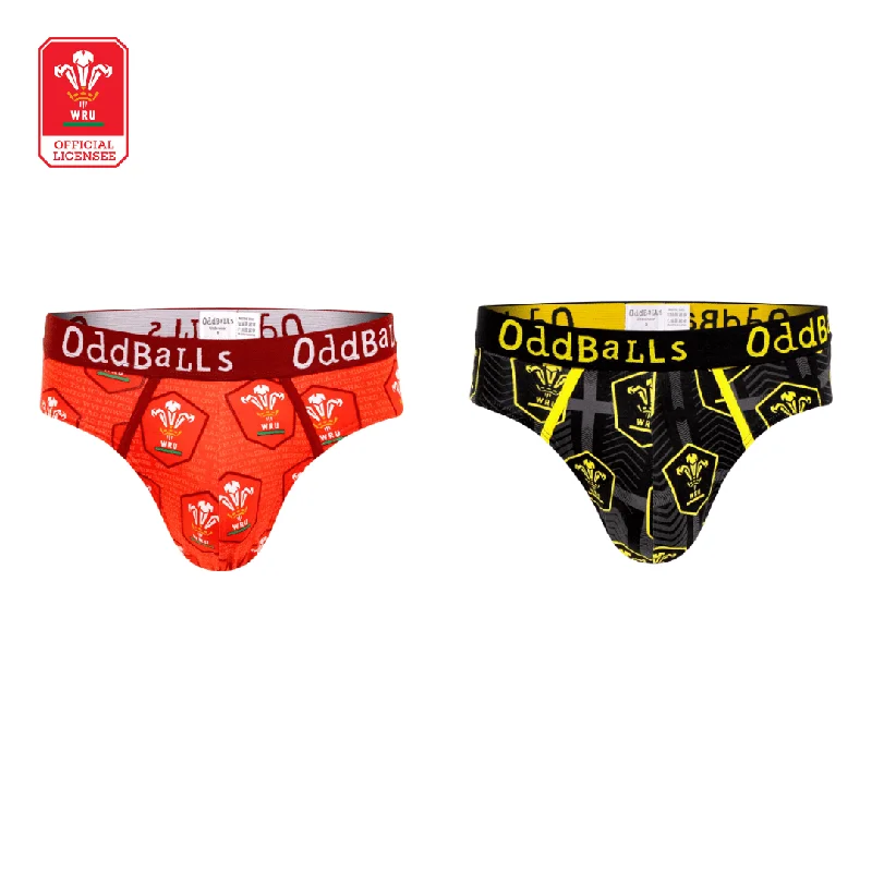Vintage - style men's briefs for a retro lookWelsh Rugby Union - Home & Alternate - Mens Briefs Bundle Vintage - style men's briefs for a retro lookWelsh Rugby Union - Home & Alternate - Mens Briefs Bundle