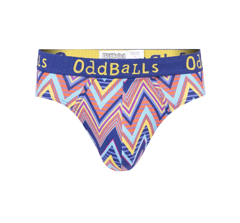 Men's briefs with a wide waistband for comfortZiggZagg - Mens Briefs
