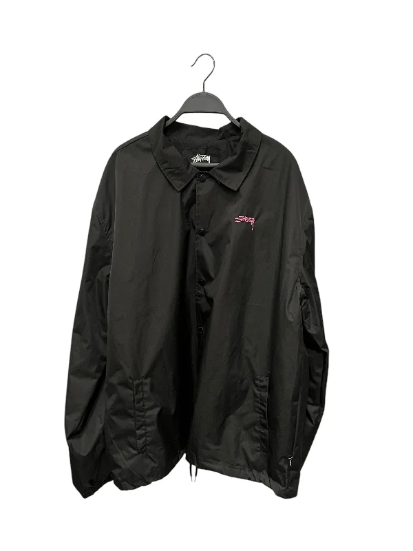 STUSSY/Windbreaker/XL/Nylon/BLK/