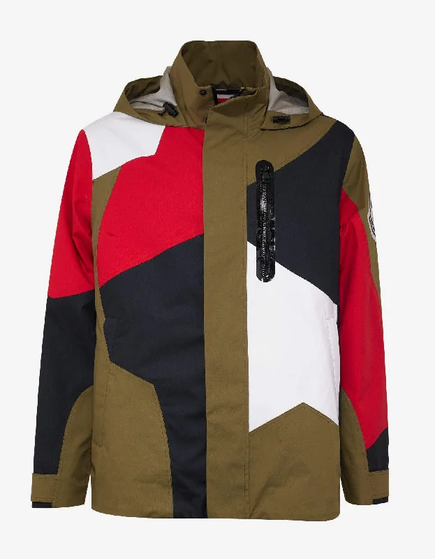 Moncler Baudrier Multicolour Patchwork Windbreaker