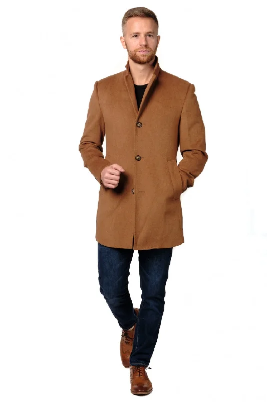 Dark Camel Overcoat