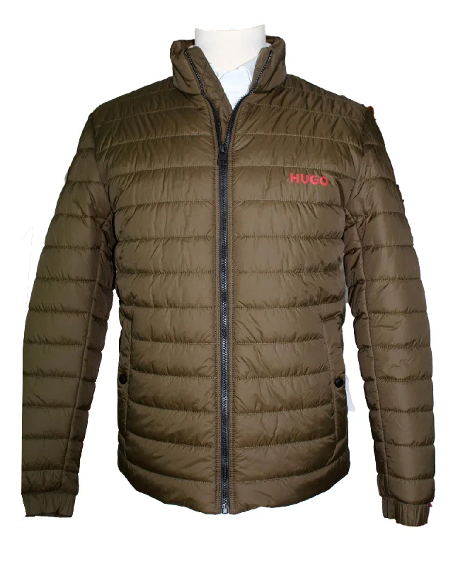 Hugo Boss Padded Jacket Dark Green Water Repellent EU 50 - M