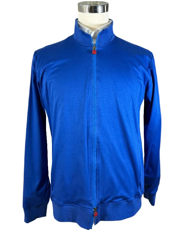 Kiton Jacket Royal Blue Activewear EU 52 / L