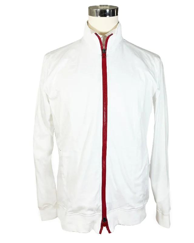 Kiton Jacket White Activewear EU 50 / M