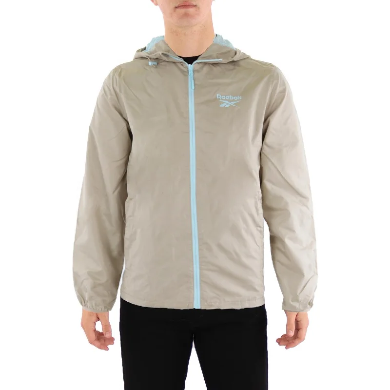 Reebok Mens Outdoor Atheltic Windbreaker Jacket