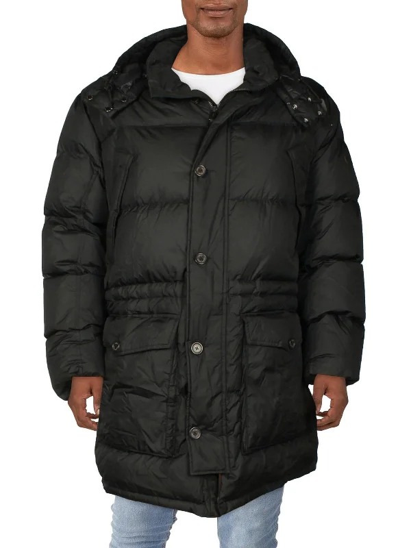 Big & Tall Mens Down Blend Quilted Parka Coat