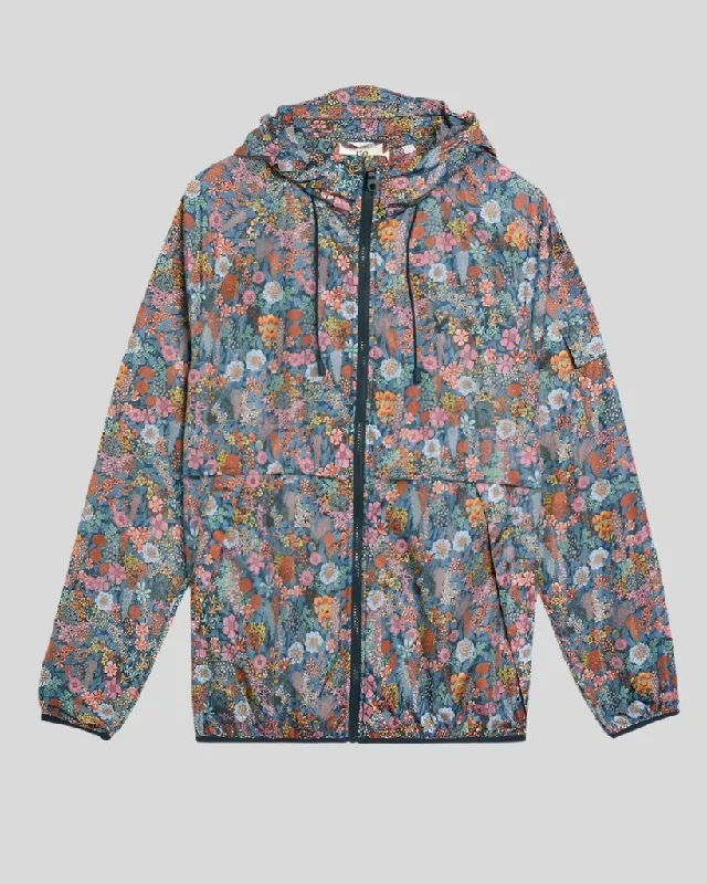 Hooded Windbreaker Jacket Made With Liberty Fabric