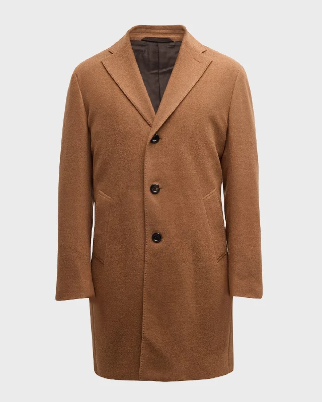 Men's 14.5 Micron Wool Topcoat