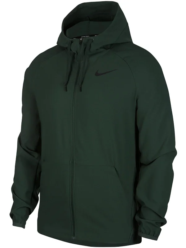 Mens Hood Polyester Active