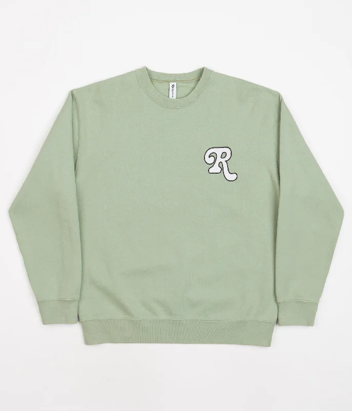 Reception Icon B Crewneck Sweatshirt - Smoke Green