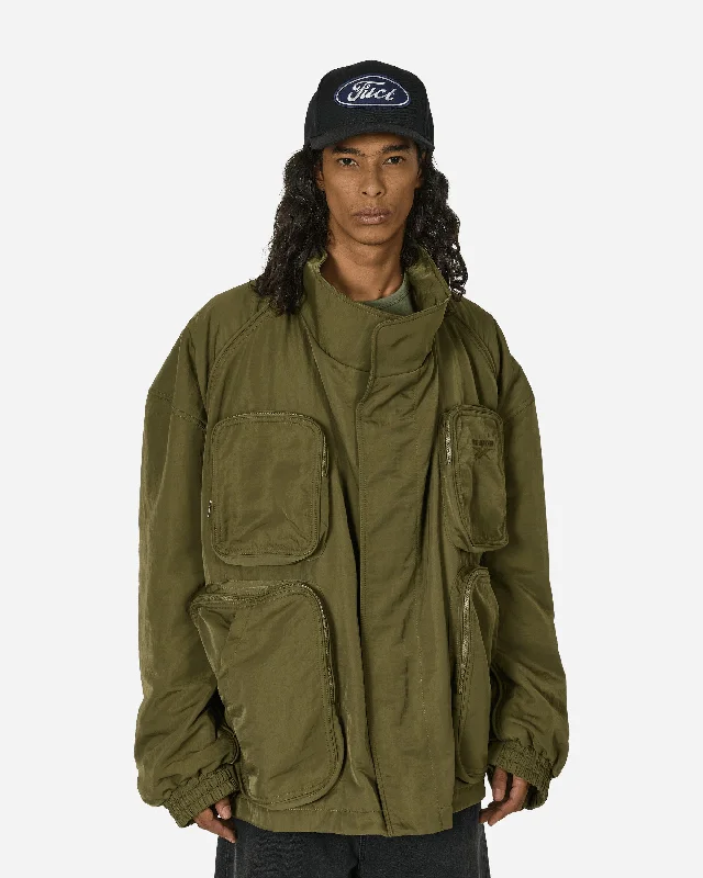 Hed Mayner Parka Jacket Army Green